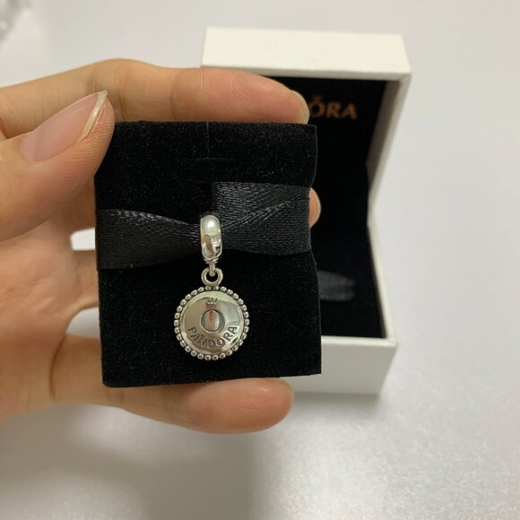 Pandora Pink Ribbon Charm Ribbon of Hope Charm Cancer Charm Hope Charm Survivor - Picture 2 of 4